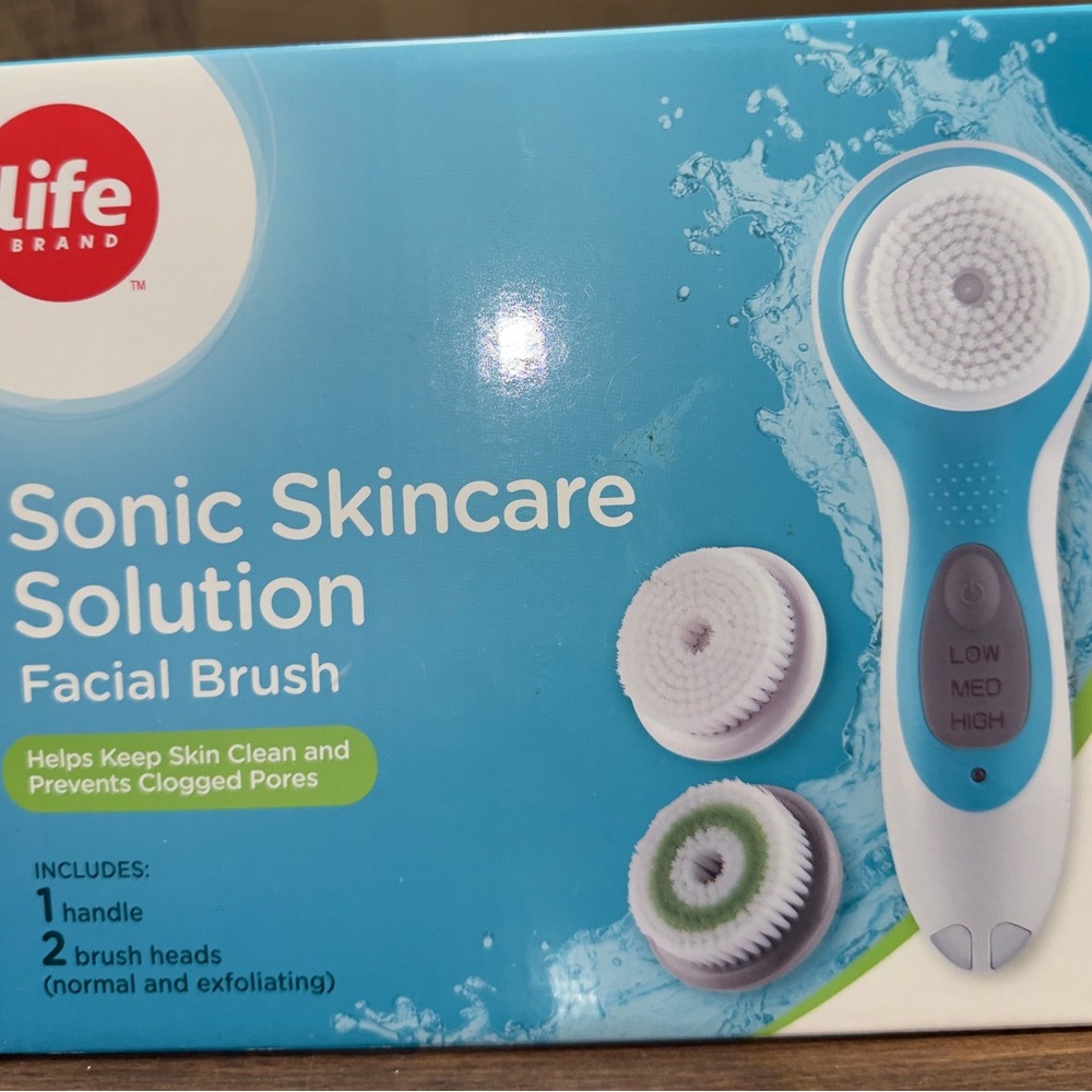 Life Brand Sonic Skincare Solution Facial Brush - Brand new